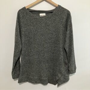 New York Laundry Grey Ribbed Sweater Size Large